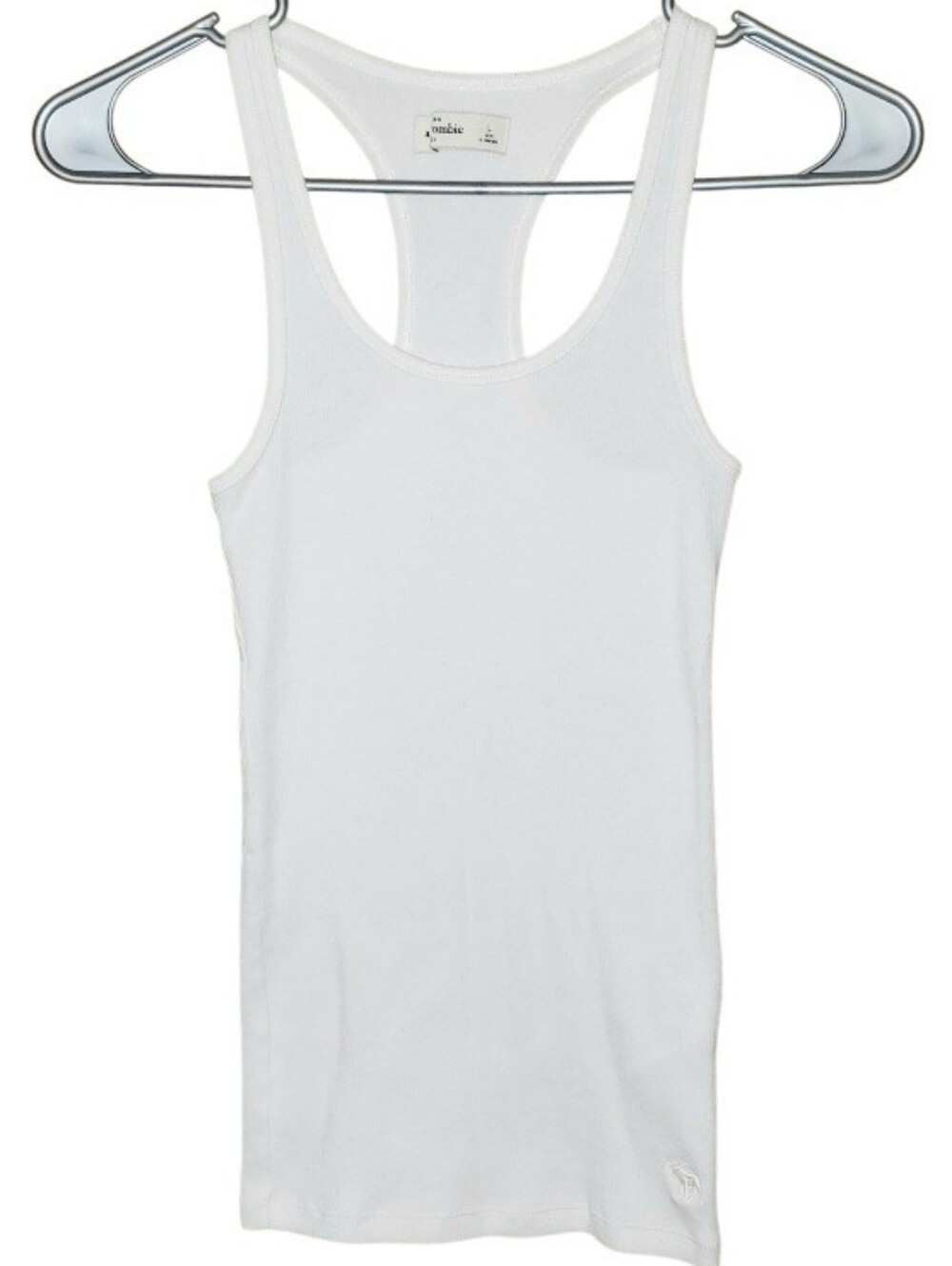 Vintage Y2K 2000s Abercrombie And Fitch Moose Logo Ribbed Tank